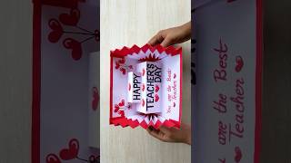 DIY  Teachers day popup card ideas  Happy teachers day greeting card handmade shorts [upl. by Henarat121]