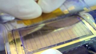 Liquavista shows first prototype of flexible electrowetting displays [upl. by Hesta]