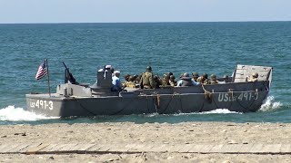 Huge DDay Battle Reenactment with 1000 Troops Tanks Airplanes at DDay Conneaut 2022 [upl. by Femi]