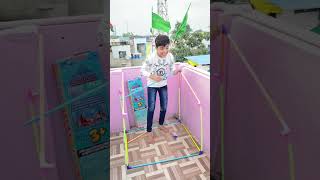 Bushra ने tent house बनाया😱😍🏕shorts emotional [upl. by Fafa422]