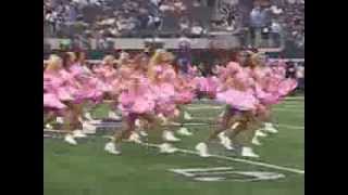 Dallas Cowboys Cheerleaders halftime performance for Breast Cancer Awareness Month 10613 [upl. by Fisher]