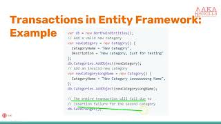 14 Transactions in Entity Framework [upl. by Tra]