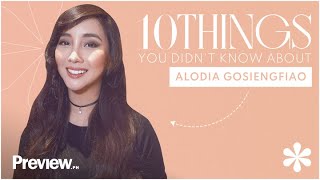 10 Things You Didnt Know About Alodia Gosiengfiao  Preview 10  PREVIEW [upl. by Araed]