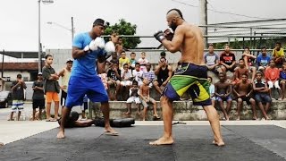 Sem patrocínio gari do MMA ajuda 300 crianças e concorre a Oscar em Las Vegas [upl. by Bing847]