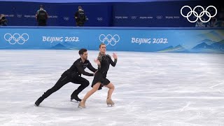 Figure Skating Beijing 2022  Team Event Ice Dance Rhythm Highlights [upl. by Cymbre]