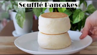 Fluffy Japanese Souffle Pancakes Recipe  Extended version with tutorial [upl. by Amari]