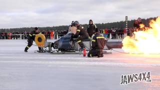 Extreme pulse jet powered Snowmobile  Speed weekend [upl. by Janeen308]