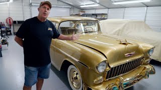 1955 Chevy Gold Car  50 Millionth GM Tribute Car [upl. by Aiza479]