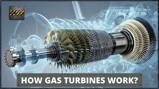 How Gas Turbines Work Detailed Video [upl. by Nordek591]