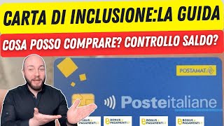 ASSEGNO DI INCLUSIONE carta la guida completa [upl. by Mobley]