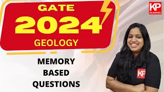 GATE 2024 Geology  MEMORY BASED QUESTIONS  Discussion  KP CLASSES gate2024 gategeology [upl. by Whittaker]