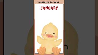 Months of the Year Song  Song for Kids viralshorts kidschorts [upl. by Sulecram419]