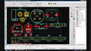 KICAD Tutorial 3 Layout erstellen Deutsch [upl. by Easton117]