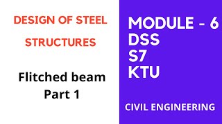 civil engineering dss s7 ktu Module 6 part 4flitched beam part 1 [upl. by Warner]