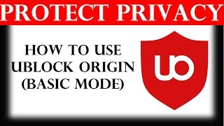 How to use uBlock Origin Basic mode [upl. by Llemar]