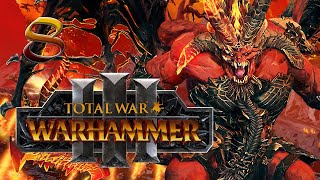 Total War Warhammer 3 Campaign 8  Skarbrand Exiles of Khorne [upl. by Ahsitram]