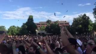 Audience Throws Bread at Smash Mouth at The Taste of Fort Collins [upl. by Kenimod714]