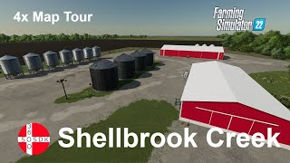 Shellbrook Creek Map Tour Dansk Farming Simulator 22 [upl. by Seton924]