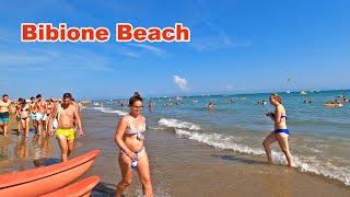 Bibione Beach  4k Beach Walk walking tour of the Beautiful Beach Bibione [upl. by Creath]