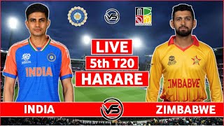 India vs Zimbabwe 5th T20 Live Scores  IND vs ZIM 5th T20 Live Scores amp Commentary  2nd Innings [upl. by Jahdol]