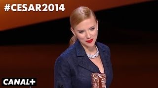 Scarlett Johansson  César dhonneur 2014 [upl. by Hassadah]