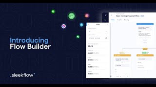 Flow Builder for omnichannel chatbot sales and marketing automation  SleekFlow [upl. by Hirsch]