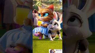 Bunnys Hilarious Revenge Spoiled Kitten shorts funny revenge cartoon [upl. by Stephan]