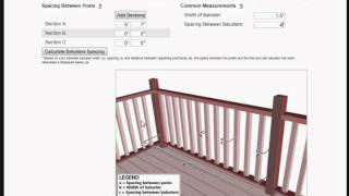 Railing Spacer Calculator Tutorial [upl. by Merchant]