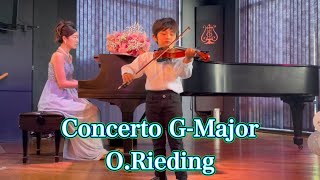 Concerto GMajor  ORieding （Kinder Garten） [upl. by Tychon]