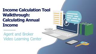 Income Calculating Tool Walkthrough Calculating Annual Income [upl. by Airehc]