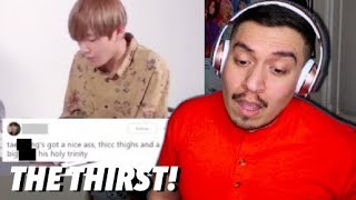 BTS Read Thirsty Tweets About Them BTS CRACK Reaction [upl. by Bettina]