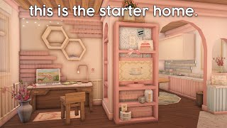 Renovating the Starter Home in Bloxburg [upl. by Lenee]