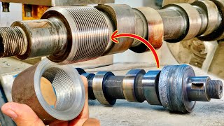 For The First Time A Mechanic Rebuild Seized Engine Camshaft With Thread Method  Must Watch [upl. by Tandi]