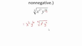 Simplifying Radical Expressions [upl. by Cristiona564]