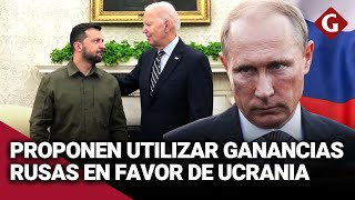 EEUU pide a G7 utilizar las ganancias de activos congelados de RUSIA en favor de UCRANIA  Gestión [upl. by Aenel353]