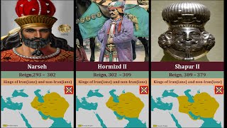 Timeline the kings of the Medieval Superpower Sasanian Empire iran [upl. by Luigi]