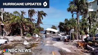 Florida residents begin to recover from the devastating damage left behind from Hurricane Milton [upl. by Luwana]