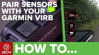 How To Pair Speed amp Cadence Sensors And Powermeters With Your Garmin VIRB Action Camera [upl. by Carce]