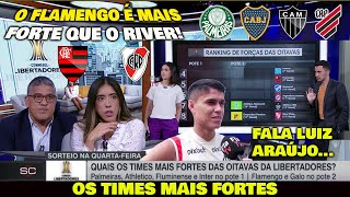 O FLAMENGO É O MAIS FORTE DO POTE 2 DA LIBERTADORES LUIZ ARAÚJO MANDOU RECADO E TREINOU BEM [upl. by Dorolice]