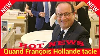 Quand François Hollande tacle son ex Valérie Trierweiler 5 ans après leurs vacances à Bregançon [upl. by Etnasa806]