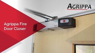 Agrippa soundactivated fire door closer [upl. by Behnken]