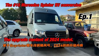 all new 2024 MercedesBenz sprinter 170 camper van conversion，10随风号 [upl. by Aznofla]