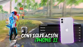 Free Fire iPhone Best Settings for EASY Headshots  iphone dpi free fire [upl. by Oiligriv248]