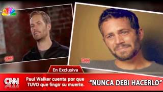 Paul Walker SÍ está vivo Nos revela porque fingió su muerte ENTREVISTA 2014 [upl. by Ney]