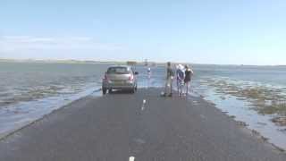 Lindisfarne causeway Northumberland [upl. by Caryl]