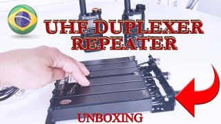 UHF DUPLEXER MAX 30W  400 a 470 MHZ  MINI REPEATER [upl. by Eilatam]