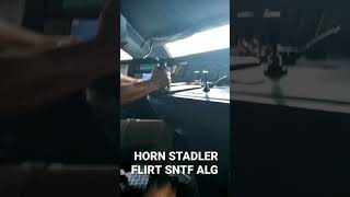 HORN TRAINE STADLER FLIRT SNTF ALG [upl. by Nonnelg]