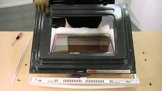 How To WhirlpoolKitchenAidMaytag Oven Door Hinge W10347466 [upl. by Anead]