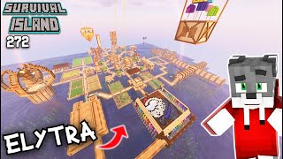 I made an ELYTRA FARM  Minecraft Survival Island Ep272 [upl. by Nahshon527]