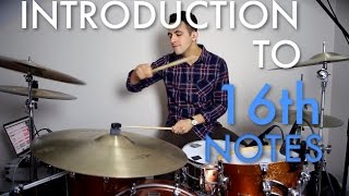 Introduction To 16th Notes  Easy Beginner Drum Lesson  Drum Beats Online [upl. by Hairaza]